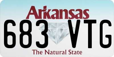 AR license plate 683VTG