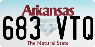 AR license plate 683VTQ