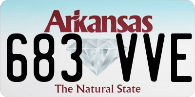 AR license plate 683VVE