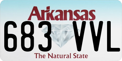 AR license plate 683VVL