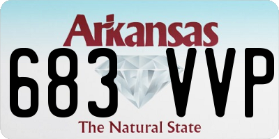 AR license plate 683VVP