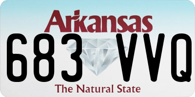 AR license plate 683VVQ