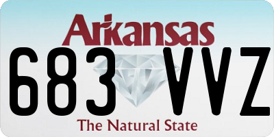 AR license plate 683VVZ