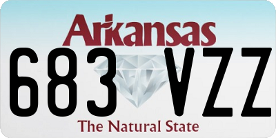 AR license plate 683VZZ
