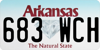 AR license plate 683WCH
