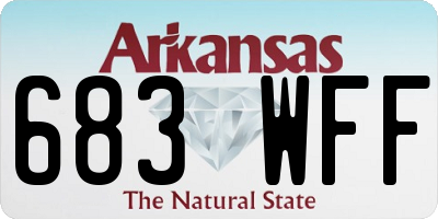 AR license plate 683WFF