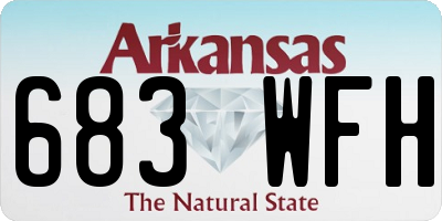 AR license plate 683WFH