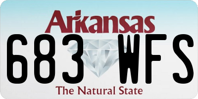 AR license plate 683WFS