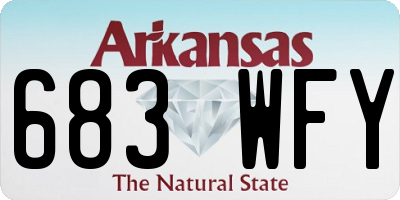 AR license plate 683WFY