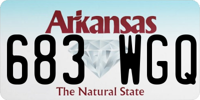 AR license plate 683WGQ
