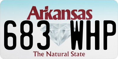 AR license plate 683WHP