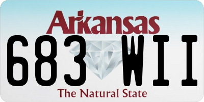 AR license plate 683WII