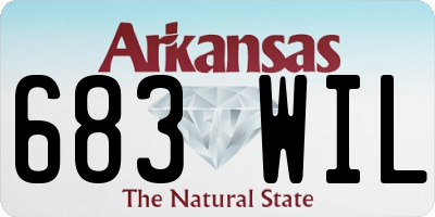 AR license plate 683WIL