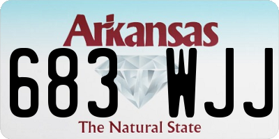 AR license plate 683WJJ
