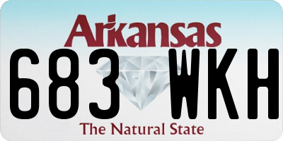 AR license plate 683WKH