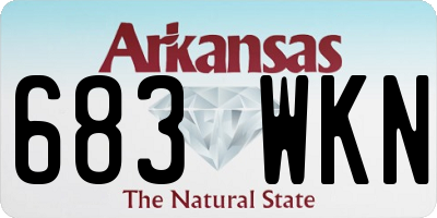 AR license plate 683WKN