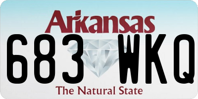 AR license plate 683WKQ