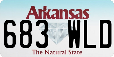 AR license plate 683WLD