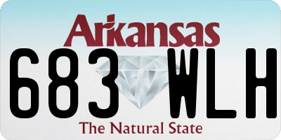 AR license plate 683WLH