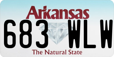AR license plate 683WLW