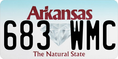 AR license plate 683WMC