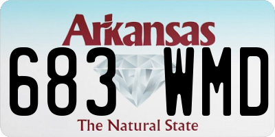AR license plate 683WMD