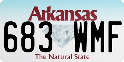 AR license plate 683WMF