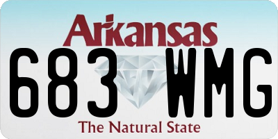 AR license plate 683WMG