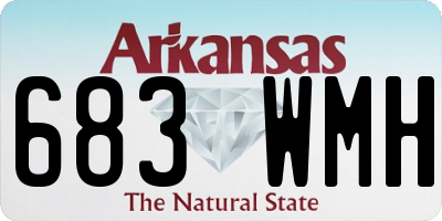 AR license plate 683WMH