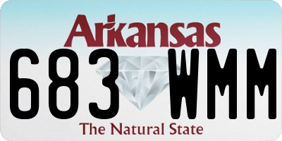 AR license plate 683WMM