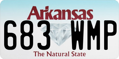 AR license plate 683WMP