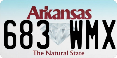 AR license plate 683WMX