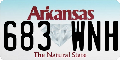 AR license plate 683WNH