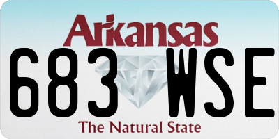 AR license plate 683WSE