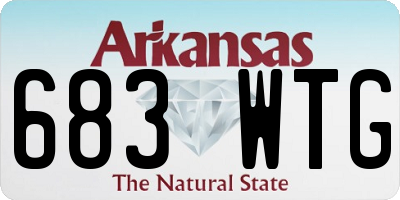 AR license plate 683WTG