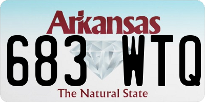 AR license plate 683WTQ