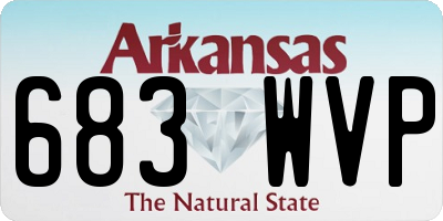 AR license plate 683WVP