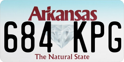 AR license plate 684KPG