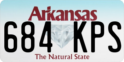 AR license plate 684KPS