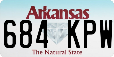 AR license plate 684KPW