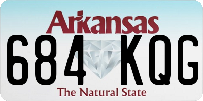AR license plate 684KQG