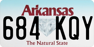 AR license plate 684KQY