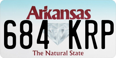 AR license plate 684KRP