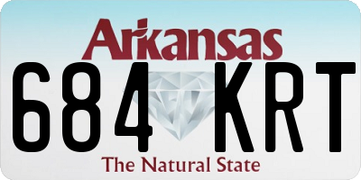 AR license plate 684KRT