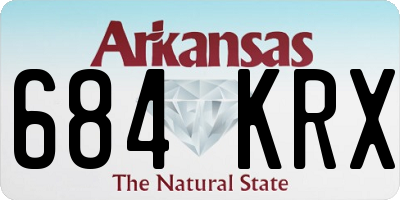AR license plate 684KRX