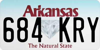 AR license plate 684KRY