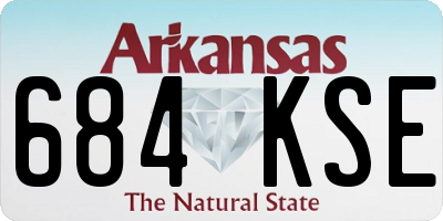 AR license plate 684KSE