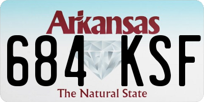AR license plate 684KSF
