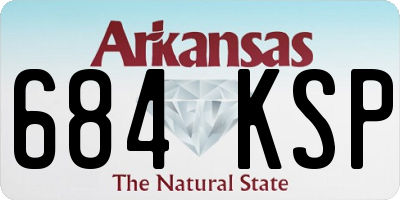 AR license plate 684KSP