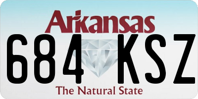 AR license plate 684KSZ
